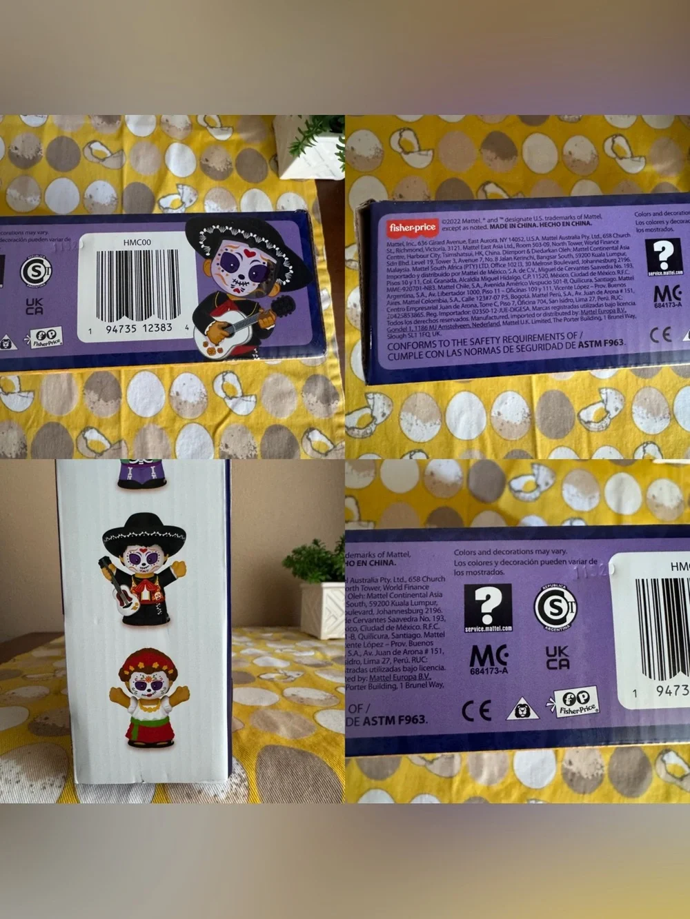 Little People new in box Dia de Muertos set of 3